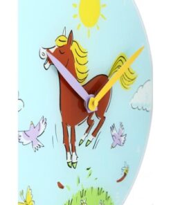NeXtime klok 8812 Jump for joy, Ø30 cm, Wall, Blue/ Multi-color - Afbeelding 3