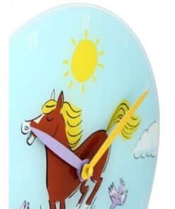 NeXtime klok 8812 Jump for joy, Ø30 cm, Wall, Blue/ Multi-color - Afbeelding 4