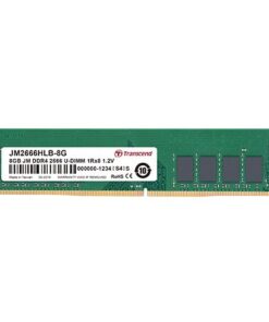 Transcend JM2666HLE-32G JetRam Memory, 32GB, DDR4 2666 Mhz, U-DIMM, 2Rx8, 2Gx8, CL19, 1.2V
