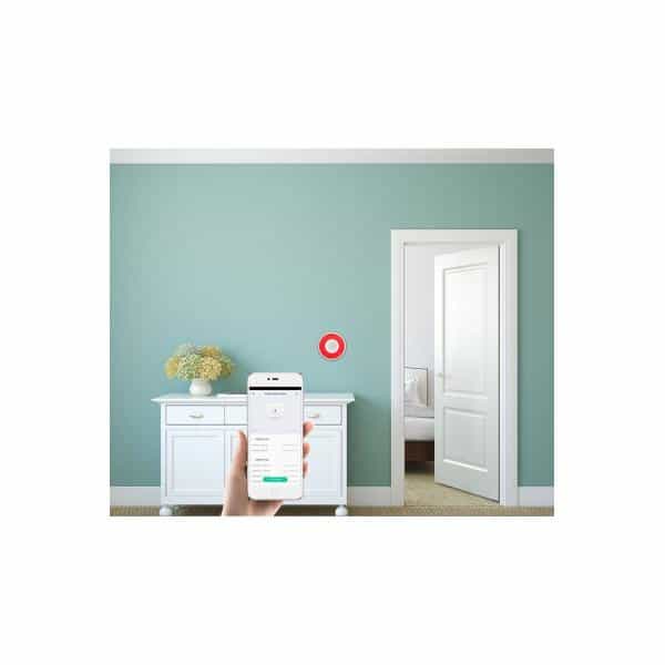 WOOX R7051 Smart Indoor Siren, WiFi 2.4 Ghz, Zigbee 3.0, 30m, White - Afbeelding 4