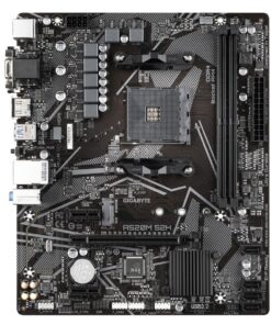 GIGABYTE A520M S2H moederbord AMD A520 Socket AM4 micro ATX - Afbeelding 3