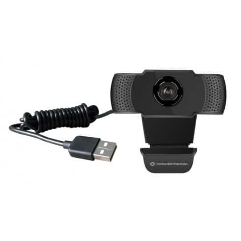 Conceptronic AMDIS webcam 2 MP 1920 x 1080 Pixels USB 2.0 Zwart - Afbeelding 2