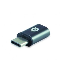 Conceptronic DONN05G tussenstuk voor kabels USB 2.0 Type-C USB 2.0 Micro Zwart - Afbeelding 3