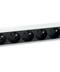 Equip 333313 energiedistributie 8 AC-uitgang(en) 1U Zwart, Zilver Stekkerdoos - Afbeelding 4