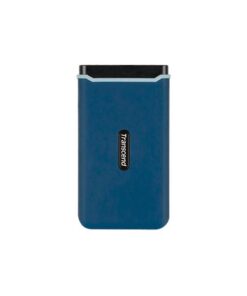 Transcend TS250GESD370C ESD370C External SSD, 250GB, USB Type-A/C, PCIe, 1050/ 950 MB/s, Navy Blue