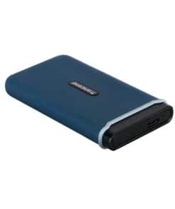 Transcend TS250GESD370C ESD370C External SSD, 250GB, USB Type-A/C, PCIe, 1050/ 950 MB/s, Navy Blue - Afbeelding 2
