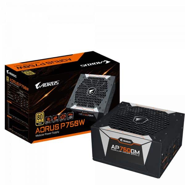 GIGABYTE GP-AP750GM power supply unit 750 W 20+4 pin ATX ATX Zwart - Afbeelding 3