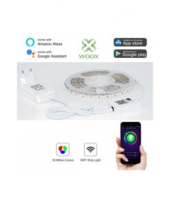 WOOX R5093 Smart LED strip, 5m, 1000lm, Full colour RGB + Warm White 1000 - Afbeelding 4