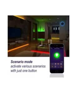 WOOX R5093 Smart LED strip, 5m, 1000lm, Full colour RGB + Warm White 1000 - Afbeelding 5