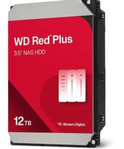 Western Digital WD120EFBX RED PLUS HDD, 12TB, 3.5", SATA3, 7200 RPM, 256 MB, 215 MB/s