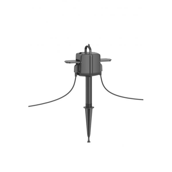 WOOX R6079 Slimme tweeweg buitencontactdoos, WiFi, 2x Schuko, IP44, 3680W, 16A - Afbeelding 2