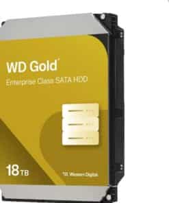Western Digital WD181KRYZ Gold, 18TB, HDD, 3.5", SATA 6Gbps, 7200RPM, 512 MB