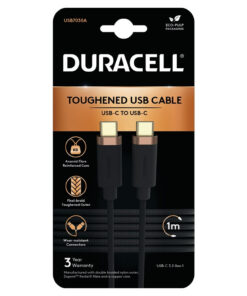 Duracell USB7030A USB-kabel USB C Zwart