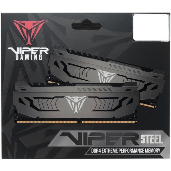 Patriot PVS416G360C8K Viper Steel Dual-Channel Kit, 16GB, DIMM DDR4, 3600 MHz, CL18, 1.35v - Afbeelding 4
