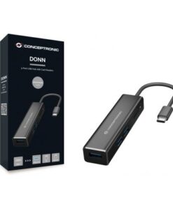 Conceptronic DONN08B laptop dock & poortreplicator USB 3.2 Gen 1 (3.1 Gen 1) Type-C Zwart - Afbeelding 3