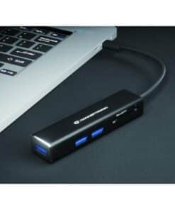Conceptronic DONN08B laptop dock & poortreplicator USB 3.2 Gen 1 (3.1 Gen 1) Type-C Zwart - Afbeelding 4