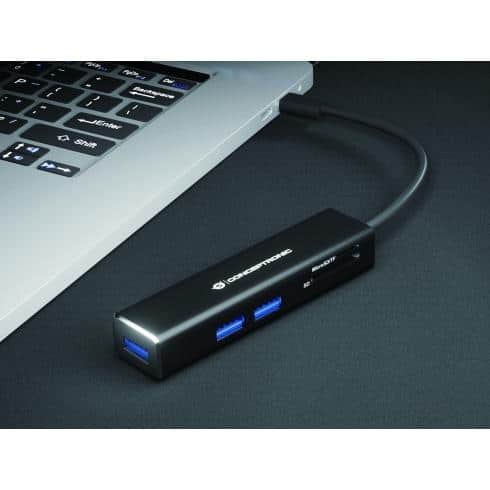 Conceptronic DONN08B laptop dock & poortreplicator USB 3.2 Gen 1 (3.1 Gen 1) Type-C Zwart - Afbeelding 4