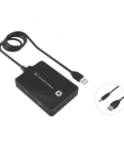 Conceptronic HUBBIES10B laptop dock & poortreplicator USB 3.2 Gen 1 (3.1 Gen 1) Type-A Zwart