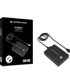 Conceptronic HUBBIES10B laptop dock & poortreplicator USB 3.2 Gen 1 (3.1 Gen 1) Type-A Zwart - Afbeelding 3
