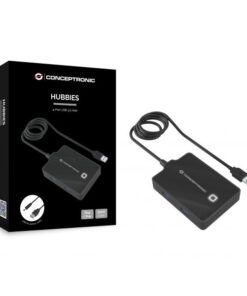 Conceptronic HUBBIES11B laptop dock & poortreplicator USB 3.2 Gen 1 (3.1 Gen 1) Type-A Zwart - Afbeelding 3