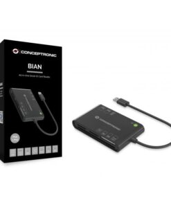 Conceptronic BIAN01B smart card reader Binnen USB 3.2 Gen 1 (3.1 Gen 1) Zwart - Afbeelding 4