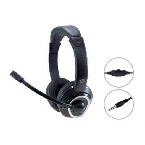 Conceptronic POLONA02B hoofdtelefoon/headset Bedraad Hoofdband Gamen Zwart - Afbeelding 3