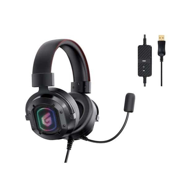 Conceptronic ATHAN02B hoofdtelefoon/headset Bedraad Hoofdband Gamen USB Type-A Zwart - Afbeelding 3
