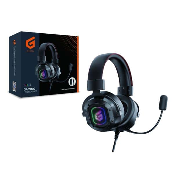 Conceptronic ATHAN02B hoofdtelefoon/headset Bedraad Hoofdband Gamen USB Type-A Zwart - Afbeelding 4