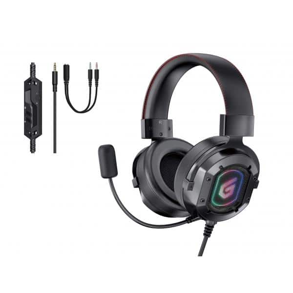 Conceptronic ATHAN03B hoofdtelefoon/headset Bedraad Hoofdband Gamen Zwart - Afbeelding 2