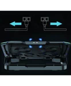Conceptronic THYIA01B laptop cooling pad 43,2 cm (17") Grijs - Afbeelding 6