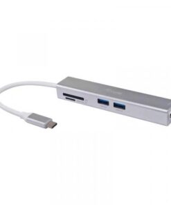 Equip USB-C 5 in 1 multifunctionele adapter, HDMI, USB 3.2 Gen 1, TF/Micro SD