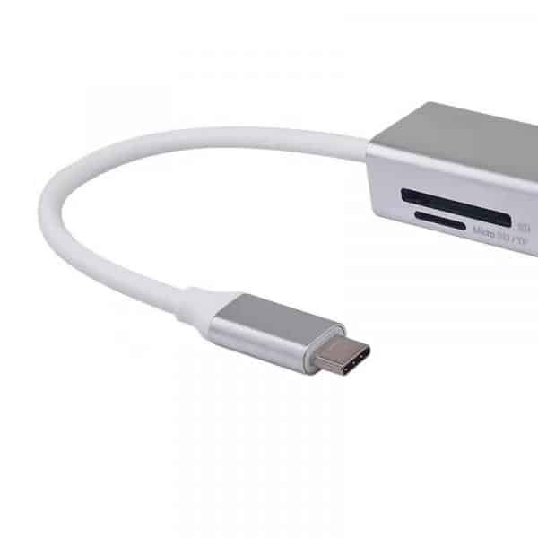Equip USB-C 5 in 1 multifunctionele adapter, HDMI, USB 3.2 Gen 1, TF/Micro SD - Afbeelding 4