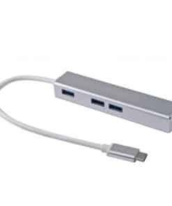Equip USB-C naar USB 3.0-hubs met 3 poorten en Gigabit-adapter - Afbeelding 2