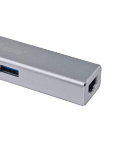 Equip USB-C naar USB 3.0-hubs met 3 poorten en Gigabit-adapter - Afbeelding 4