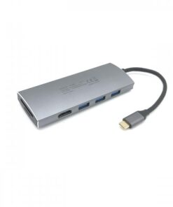 Equip USB-C 7 in 1 multifunctionele adapter, HDMI, USB 3.0, TF/MICRO SD, 60W USB PD - Afbeelding 3
