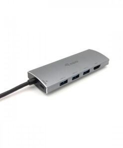 Equip USB-C 7 in 1 multifunctionele adapter, HDMI, USB 3.0, TF/MICRO SD, 60W USB PD - Afbeelding 5