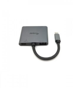 Equip USB-C 4 in 1 dubbele HDMI-adapter, USB 3.0, 100W USB PD - Afbeelding 3