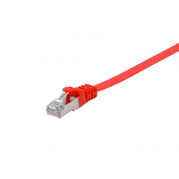 Equip 60762407101 Cat.6A U/FTP Flat Patch Cable, 5.0m, Red, 5 m, Cat6a, RJ45, Red - Afbeelding 4