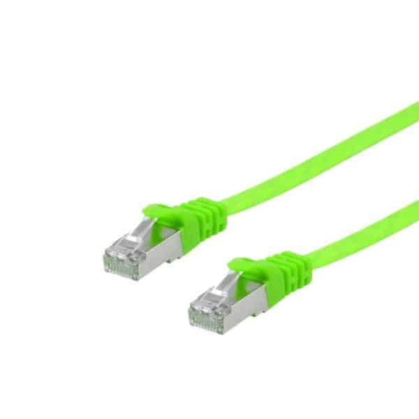 Equip 60764107101 Cat.6A U/FTP Flat Patch Cable, 2.0m, Green, 2 m, Cat6a, RJ45, Green - Afbeelding 3