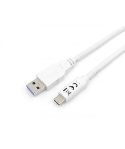 Equip 128363 USB 3.2 Gen 1 C naar A kabel, M/M , 1,0 m, 5Gbps, Wit - Afbeelding 2