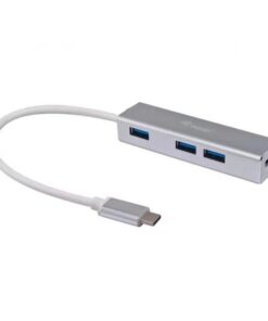 Equip 128958 interface hub USB 3.2 Gen 1 (3.1 Gen 1) Type-C 5000 Mbit/s Zilver