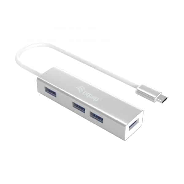 Equip 128958 interface hub USB 3.2 Gen 1 (3.1 Gen 1) Type-C 5000 Mbit/s Zilver - Afbeelding 2