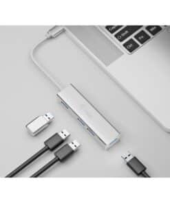 Equip 128958 interface hub USB 3.2 Gen 1 (3.1 Gen 1) Type-C 5000 Mbit/s Zilver - Afbeelding 3