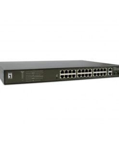 LevelOne GEP-2821 netwerk-switch Unmanaged Gigabit Ethernet (10/100/1000) Power over Ethernet (PoE) 1U Zwart - Afbeelding 2