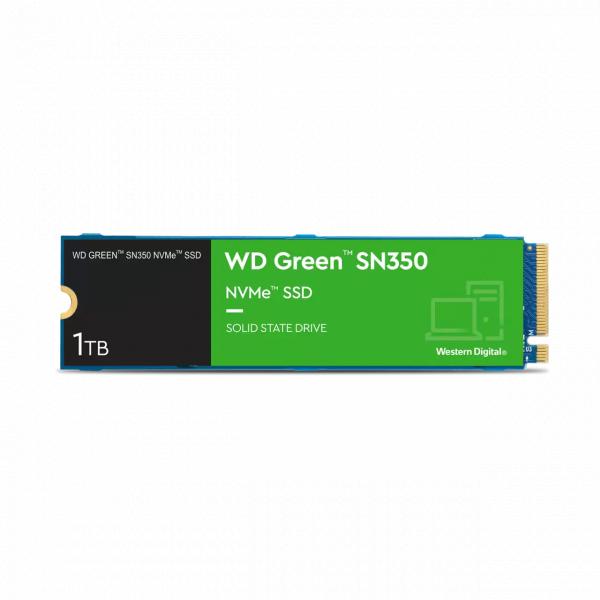 Western Digital WDS100T3G0C SN350 Green SSD, 1 TB, M.2 NVMe, QLC, 3200/ 3000 MB/s - Afbeelding 2
