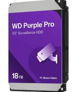 Western Digital WD181PURP Purple PRO Surveillance HDD, 18 TB, 3.5", SATA3, 256MB