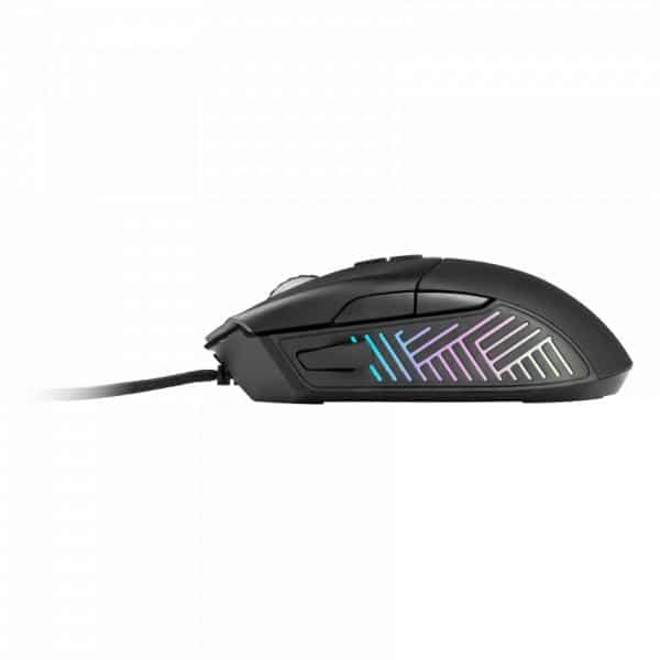 L33T Gaming 160383 Gungnir Gaming Mouse. 8 Buttons, 16.000DPI, Ergonomic, RGB - Afbeelding 3