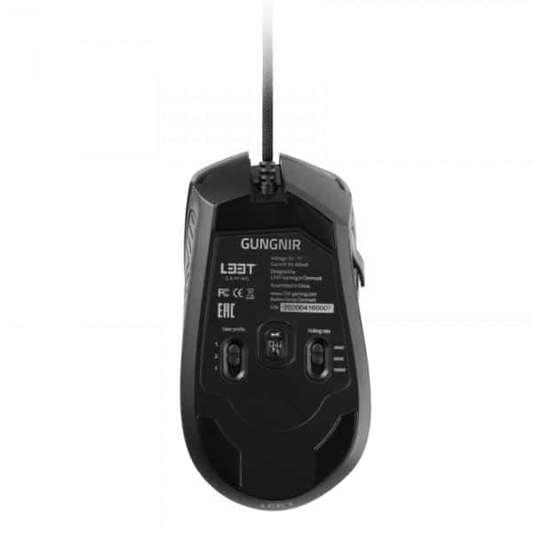 L33T Gaming 160383 Gungnir Gaming Mouse. 8 Buttons, 16.000DPI, Ergonomic, RGB - Afbeelding 5
