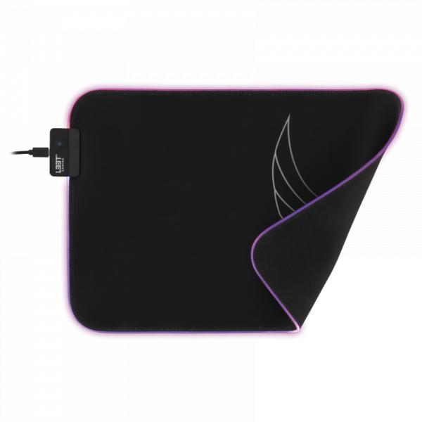L33T Gaming 160405 Karlvagn RGB Gaming mousepad, Medium-size, Fast surface. 355 x 255 x 3 mm, Black - Afbeelding 2