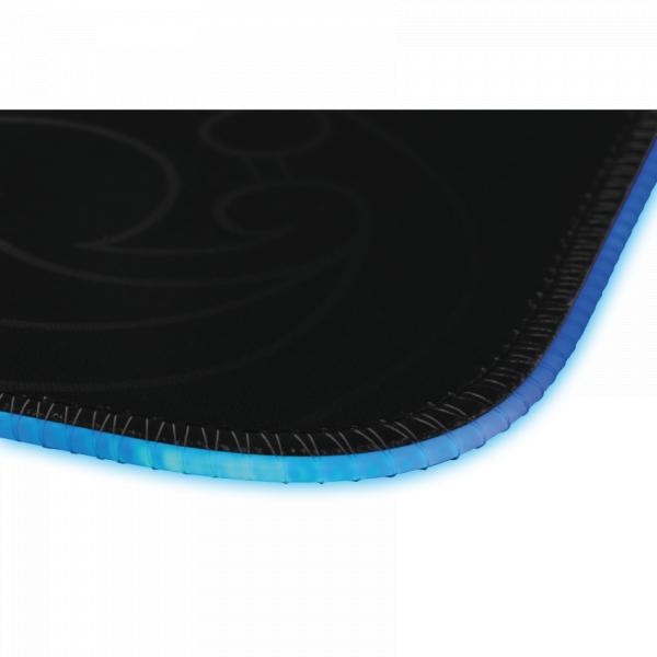 L33T Gaming 160405 Karlvagn RGB Gaming mousepad, Medium-size, Fast surface. 355 x 255 x 3 mm, Black - Afbeelding 3